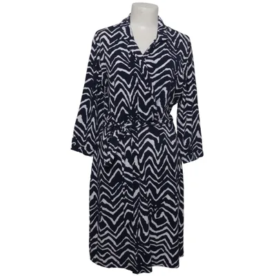Wrap dress (Blue, White) from Sophia Perla Elastane, Viscose