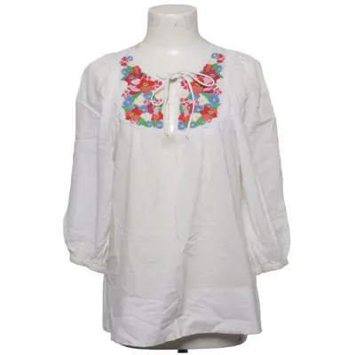 Blouse (Wit, Meerkleurig) van The Garden Collection by H&M Organisch katoen