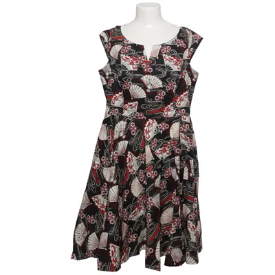 Dress (Black, Red, White) from Hell Bunny Cotton, Elastane