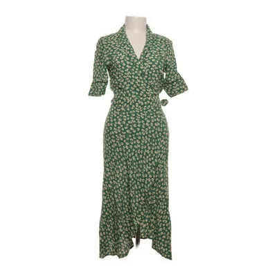 Kjole (Grøn, Beige) fra Ganni Viscose