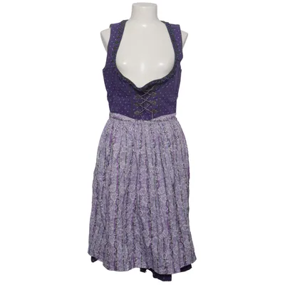Dirndl (Lilla, Hvid) fra Hannah Collection Bomuld