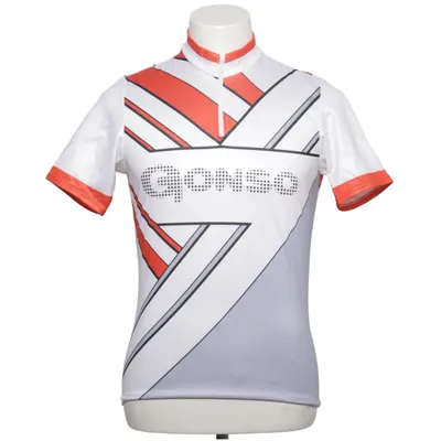 Wielershirt (Wit, Rood, Grijs) van Gonso Polyamide, Polyester, Wol