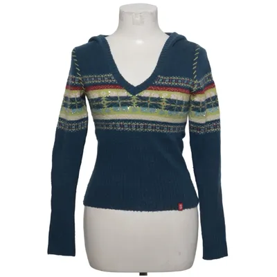 Julesweater (Blå, Flerfarvet) fra EDC by ESPRIT Akryl, Elastan, Polyamid