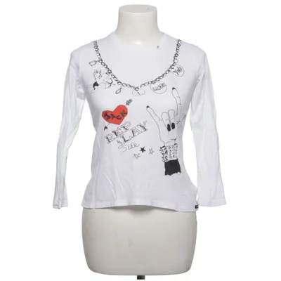 Långärmad t-shirt (Vit, Svart, Röd) från Replay Bomull