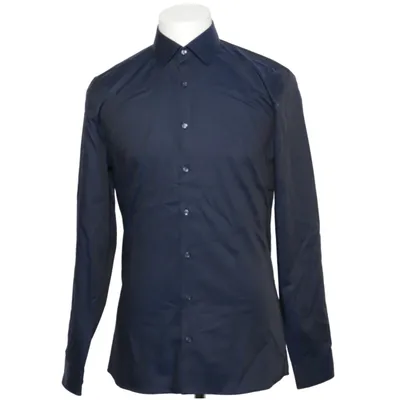 Shirt (Blue) from Olymp Cotton