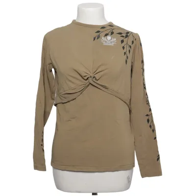 T-shirt à manches longues (Marron) de Outlander Coton, Élasthane
