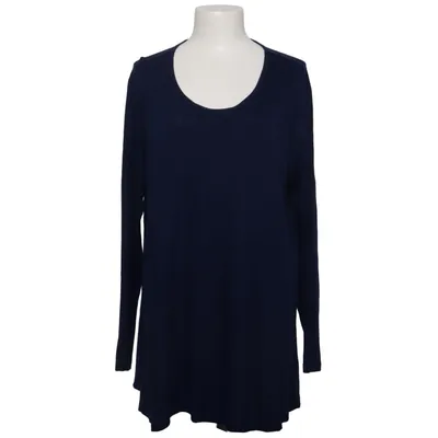 Lange mouwen shirt (Blauw) van Zizzi Viscose
