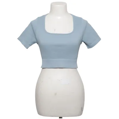 Crop top (Blue) from Teveo Elastane, Polyamide