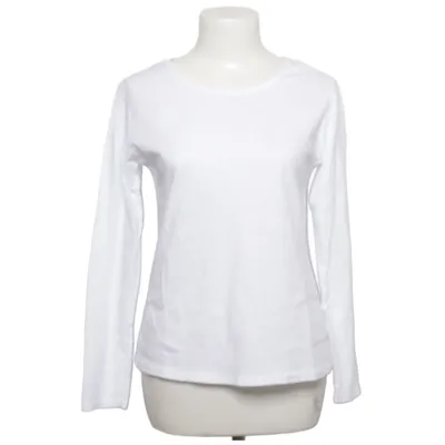 T-shirt à manches longues (Blanc) de New Collection Coton