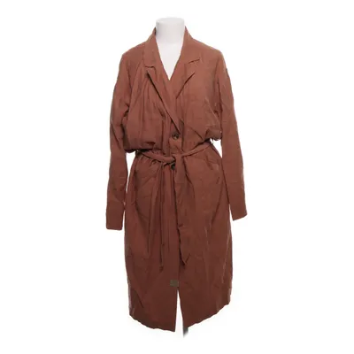 Coat (Brown) from Zusss Polyester, Viscose