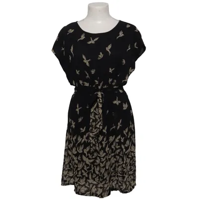 Dress (Black, Beige) from Uttam Boutique Polyester