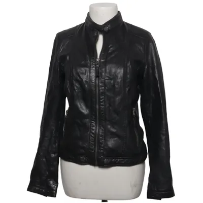 Leather jacket (Black) from 7 eleven Leather, Polyester