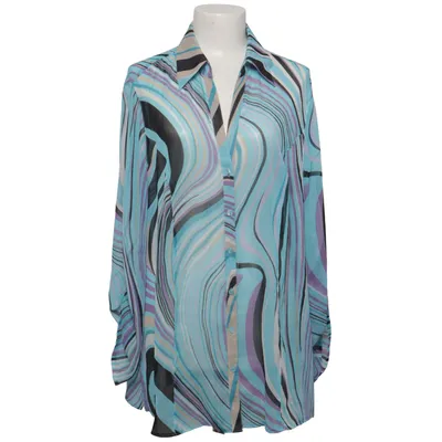 Bluse (Blå, Lilla, Flerfarvet) fra Samoon by Gerry Weber