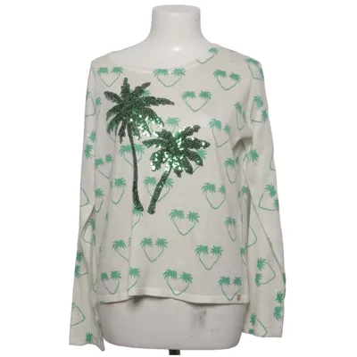 Sweater (Beige, Green) from Rich & Royal Polyester, Viscose