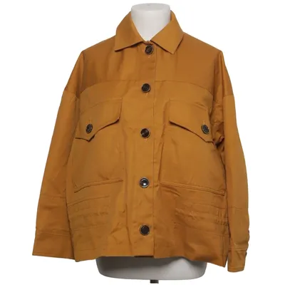 Skjortejakke (Gul) fra Sessún Bomuld, Polyester