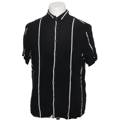 Short sleeve shirt (Black, White) from Denim & Flower Viscose