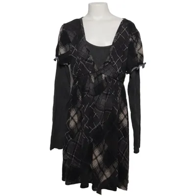 Dress (Black, Gray) from Lili Elastane, Polyester