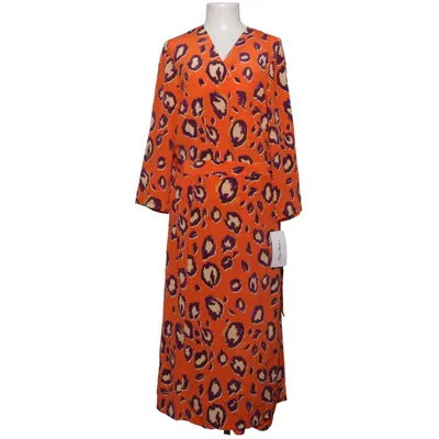 Wickelkleid (Orange, Lila, Mehrfarbig) von Laura Biagiotti Seide
