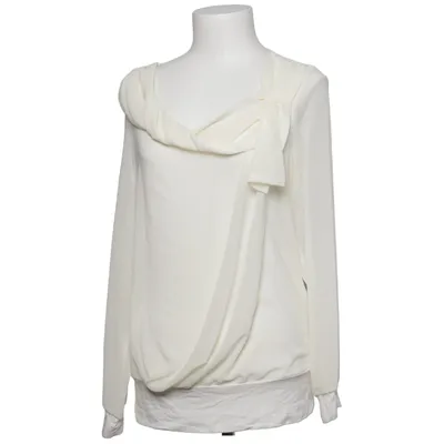 Blouse (White) from D'auvry Elastane, Polyester, Viscose