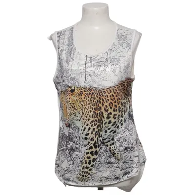 Top (White, Multicolored) from Charbell Polyester, Viscose