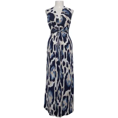 Jurk (Blauw, Wit) van New Feeling Elastaan, Polyester