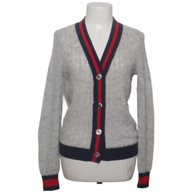Cardigan (Gray, Blue, Red) from Tommy Hilfiger Alpaca wool, Cotton, Polyamide