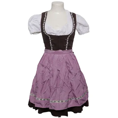 Dirndl (Brun, Hvid, Lilla) fra Stockerpoint Bomuld