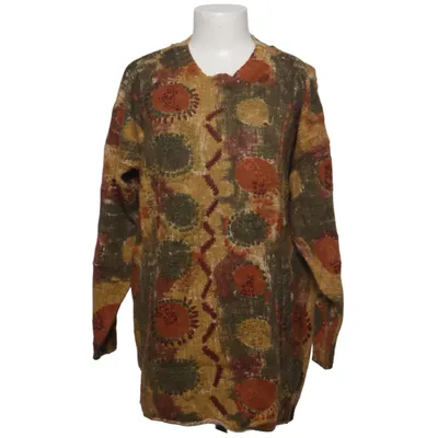 Sweater (Green, Brown, Yellow) from Di Bari Angora, Polyamide, Silk, Wool