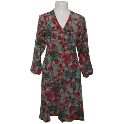Wrap dress (Blue, Multicolored) from Fox's Acrylic, Elastane, Viscose