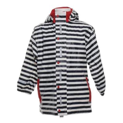 Regnjacka (Svart, Vit, Röd) från Playshoes Polyester