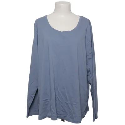 Lange mouwen shirt (Blauw) van Queentex Organisch katoen
