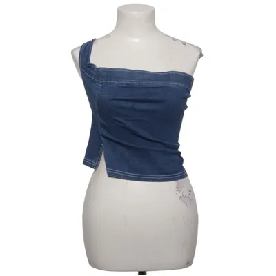 Tubetop (Blå) fra Only Jeans Wear Bomuld, Elastan