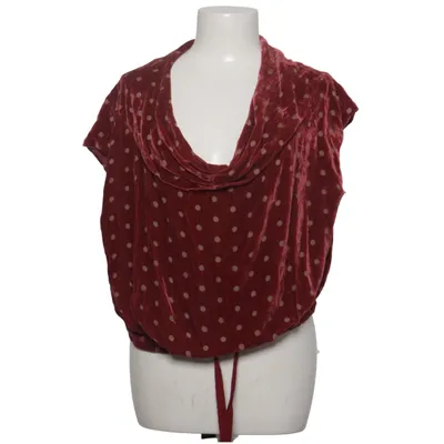 Top (Red, Beige) from Lilith Cotton, Silk, Viscose