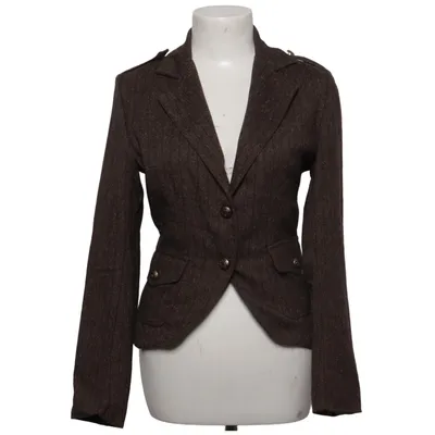 Blazer (Marron) de Micky Polyester, Viscose