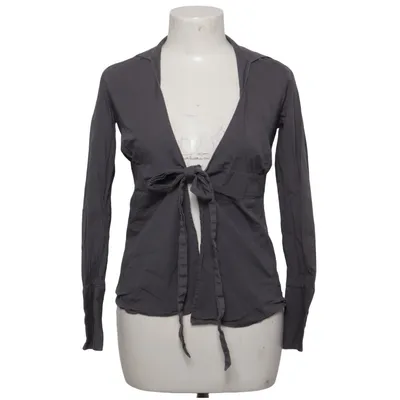 Wrap blouse (Gray) from United Colors of Benetton Cotton, Elastane