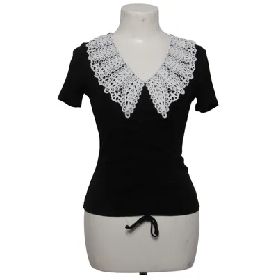 Top (Black, White) from Amo&Roma Elastane, Viscose