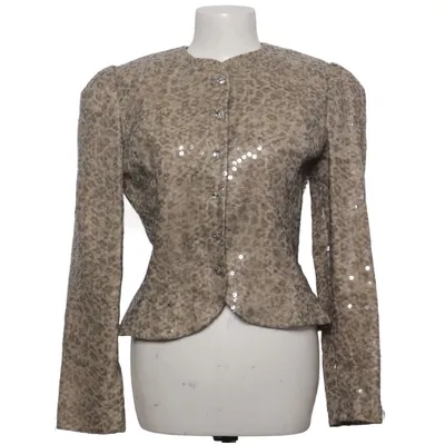 Blazer (Beige, Bruin) van Victor Costa Polyester