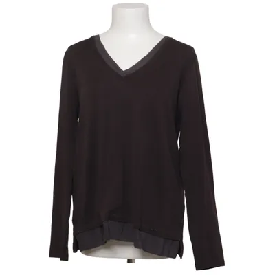 Långärmad t-shirt (Svart) från Marc Cain Bomull, Elastan, Silke