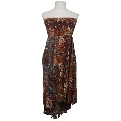 Dress (Brown, Blue, Multicolored) Viscose