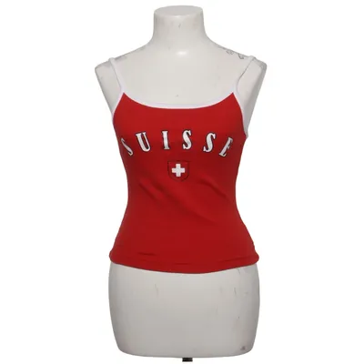 Tanktop (Rood, Wit) van Swiss Katoen