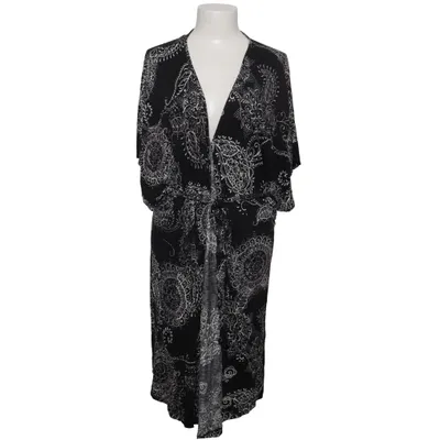 Slå-om-kjole (Sort, Hvid) fra Vivance Dreams Viscose