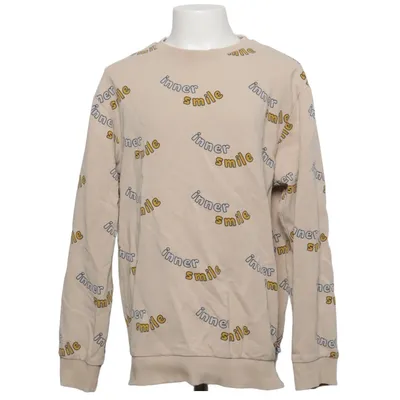 Sweatshirt (Beige, Flerfarvet) fra Carlijnq Elastan, Økologisk bomuld
