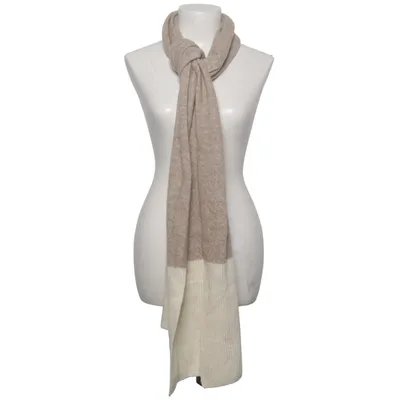 Schal (Beige, Weiß) von Yaya Women Acryl, Elasthan, Polyamid, Wolle
