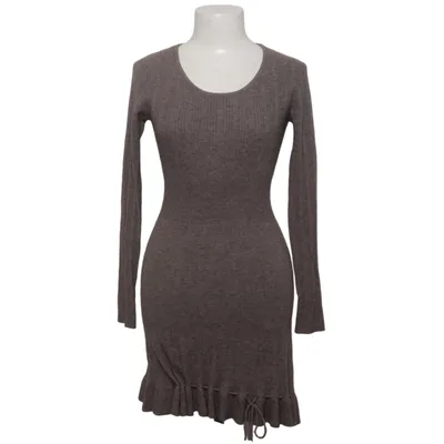 Jurk (Bruin) van Miss Swan Acryl, Elastaan, Polyamide, Wol