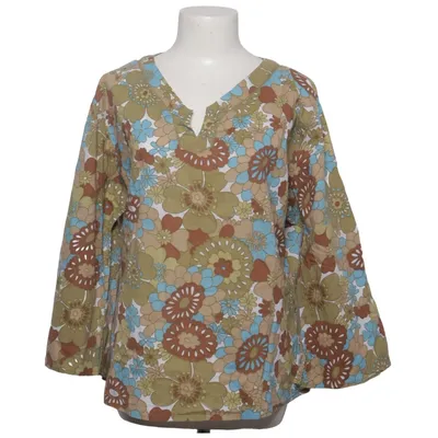 Blouse (Green, Blue, Brown, Multicolored) from John F.Gee Cotton
