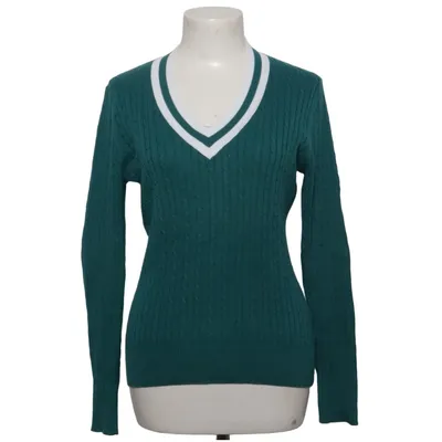 Pullover (Grün, Weiß) von Montego Baumwolle