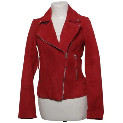 Bikerjack (Rood) van Freaky Nation Leer, Polyester