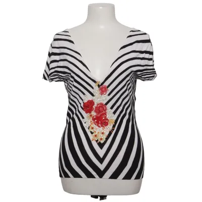 Top (Black, White, Multicolored) from Faust Cotton, Elastane