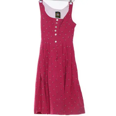 Dirndl (Pink, Multicolored) from Hammerschmid Cotton