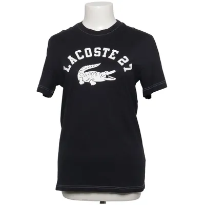 T-shirt (Black, White) from Lacoste Cotton